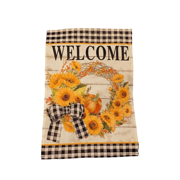 Lot of garden flags 18X12.5in Halloween farmhouse welcome - Picture 5 of 5